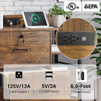sedeta 44" file cabinet with lock, filing cabinet on a desk or shelf