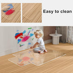 MESAILUP Beveled Edge Irregular Office Chair Mat - Image 8