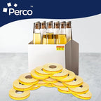 Perco Red Reverse Print on Yellow Sale Price Labels - Image 6