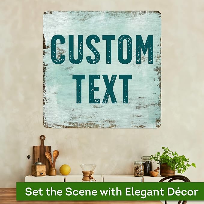 Custom Sign, Custom Street Sign, 11 Font Colors, 13 Font Styles, 4 Hole Options - Image 4