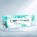 Personalized Name Plate for Desk Custom Acrylic Desk Name Plate Custom Employee by AZUFEMOS