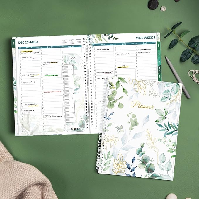 SUNEE 2026 Appointment Book, Quarter-Hourly, Weekly & Monthly - Image 7
