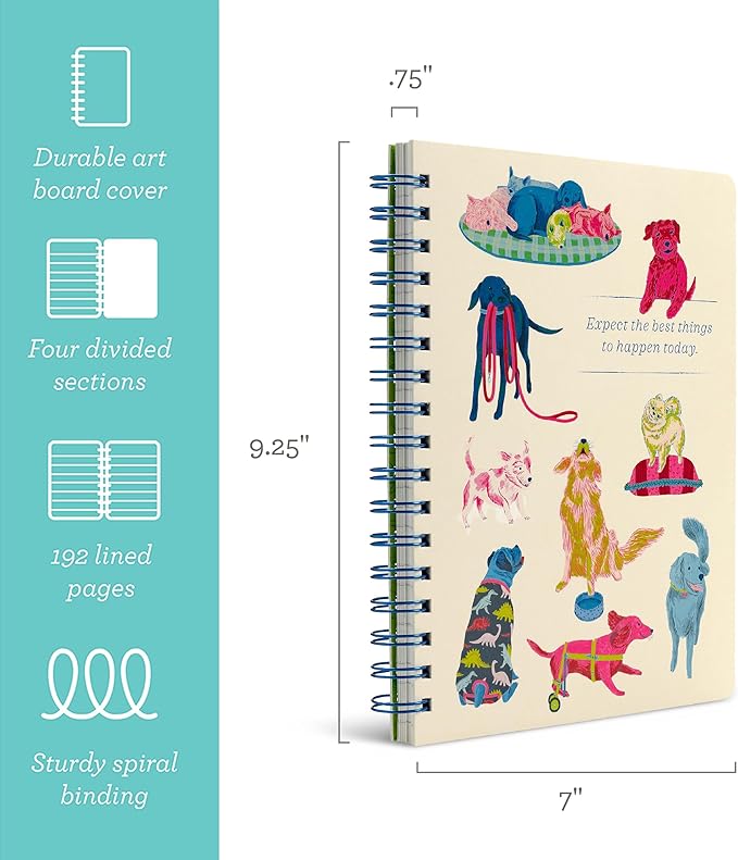 Compendium Spiral Notebook – Expect the Best Things to Happen Today – A - Image 2
