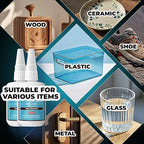 Thin Super Glue 113.6 Gram, All Purpose Clear Liquid CA Glue Repair Wood - Image 6