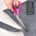 Zicolu Craft Scissors Set, Sharp Scissors All Purpose Heavy Duty, Teflon - Image 2