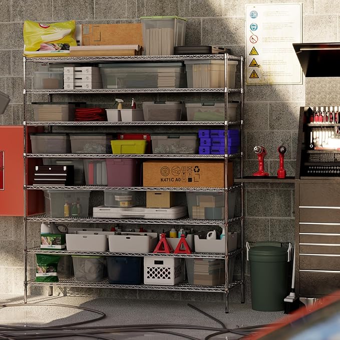 Regal Altair 24" Deep x 72" Wide x 86" Height Wire Shelving Kit | 8-Tier | NSF - Image 6