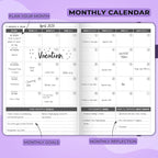 Clever Fox Planner – Undated Weekly & Monthly Planner - Image 4