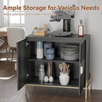 HOCAT 30.7" Accent Cabinet, Modern Buffet Cabinet - Image 4