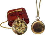 Handcrafted Vintage Brass Sundial Compass – Antique Nautical Sun Clock - Image 3