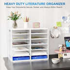 PAG-Mass Mail Sorter for Desk, Countertop Literature Organizer, Student Mailbox - Image 2