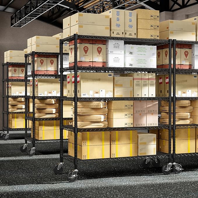 M MZG Garage Shelving 5 Tier Industrial Metal Shelving Units - Image 2