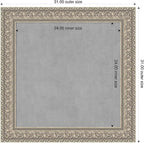 Amanti Art Silver Framed Magnetic Board 31x31 Medium Vision Board - Image 2