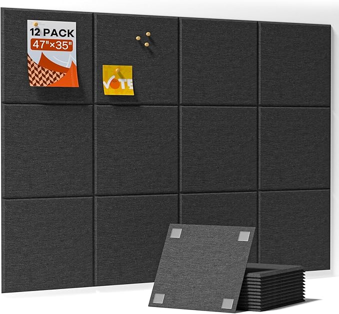 Large Cork Boards for Walls, Cork Boards for Office Decor, Felt Board by Soundsbay