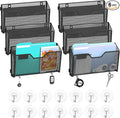 SUPEASY Magnetic File Holder, 6 Pack File Folder Organizer, Wall File Organizer by SUPEASY