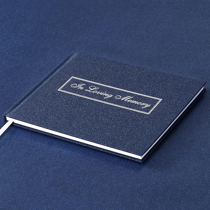 Spacobo Funeral Guest Book for Memorial Service in Loving Memory Guest Book for - Image 2