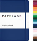 PAPERAGE Lined Journal Notebook, 160 Pages, Medium 5.6 in x 8 in by PAPERAGE