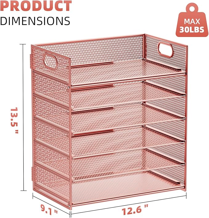 Marbrasse 2 Pack Desk Organizer - Image 6