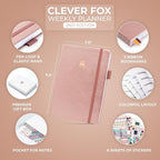 Clever Fox Planner 2nd Edition – Colorful Weekly & Monthly Goal Planner - Image 2
