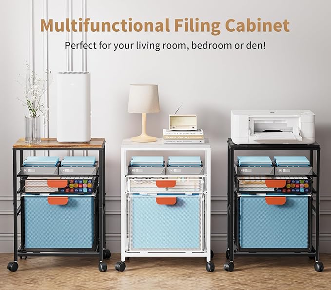 Marbrasse Rolling file cabinet - Image 7