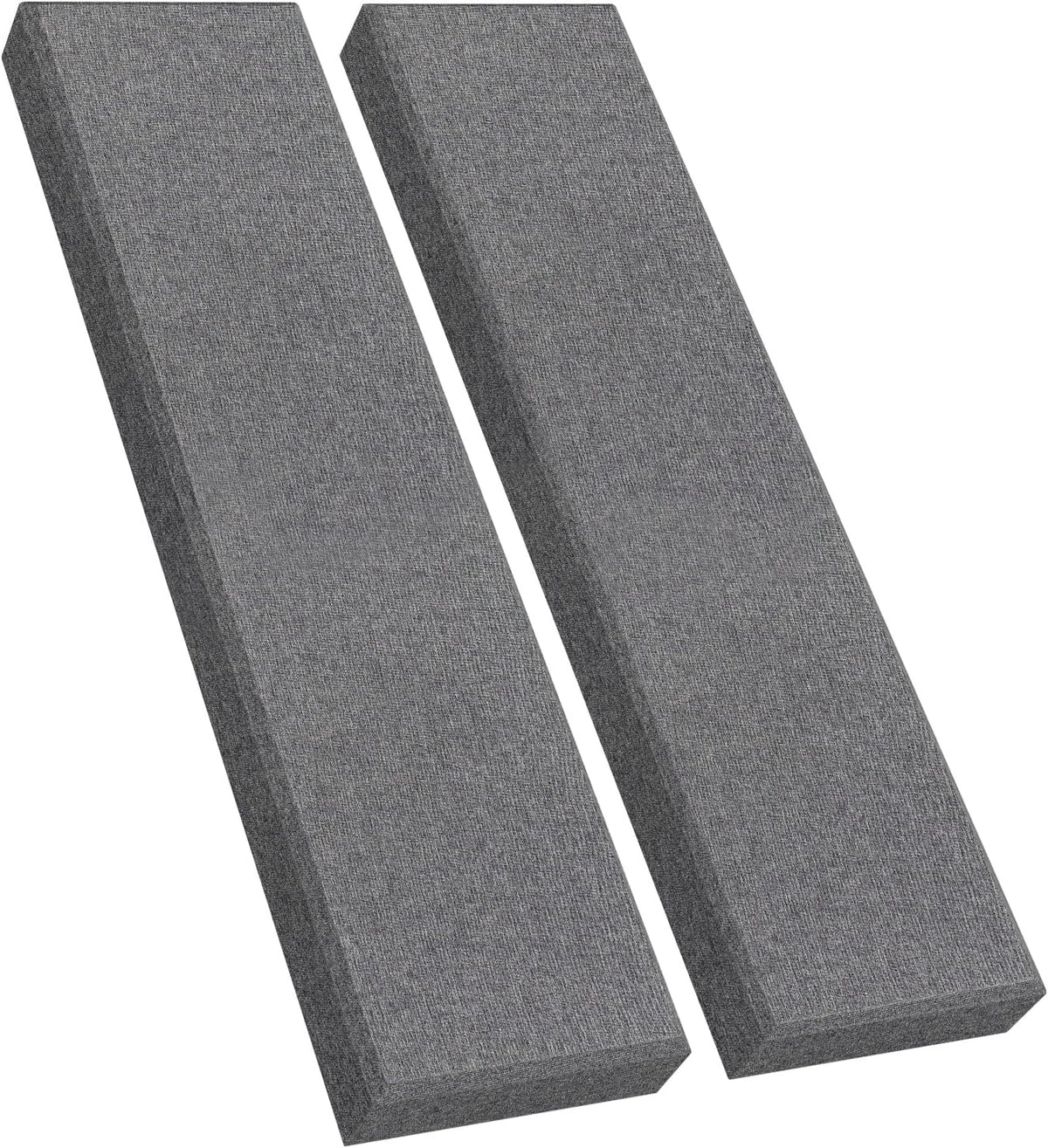 2 Pack 2" Thick Acoustic Panels, 47.24" X 11.81" Fiberglass Wall Panel