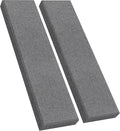 2 Pack 2" Thick Acoustic Panels, 47.24" X 11.81" Fiberglass Wall Panel by UMIACOUSTIC