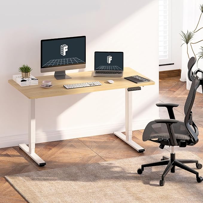 FLEXISPOT E6 3-Stage Dual Motor Electric Standing Desk 48 x 24 Sit Stand Up Desk - Image 2