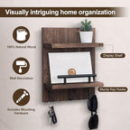 Lucundm Key Holder Wall Mount, Mail Shelf Decor - Image 3