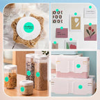 1 Inch Round Color Coding Labels, 1000 Dots Per Roll Aqua Color Coded Dot - Image 7