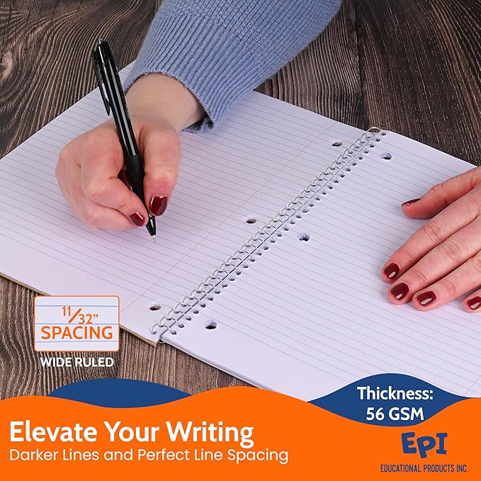 EPI Spiral Notebook | 5 Subject - Image 4