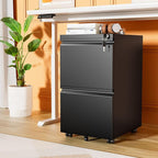 INTERGREAT 2 Drawer File Cabinet - Image 9