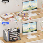 OPNICE Desk Organizer, 5-Tier Paper File Organizer - Image 5
