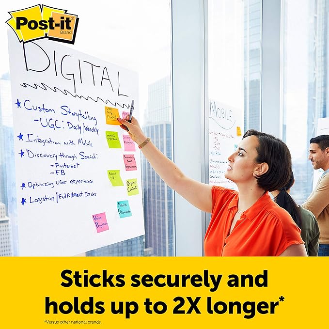 Post-it Super Sticky Portable Tabletop Easel Pad, 20x23 Inches, 20 Sheets - Image 5