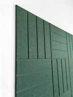 DECORITA Felt Bulletin Board Tiles | Modern Cork Board Alternative | Large Cork - Image 3