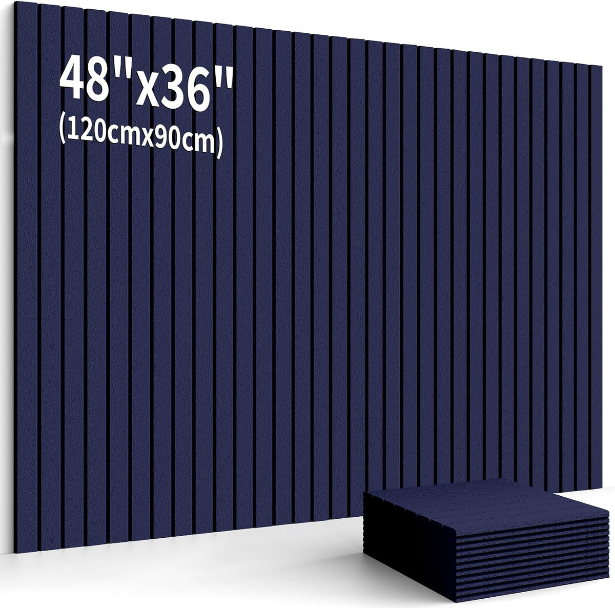 Cork Boards for Walls 48" x 36" Felt Board Alternative, 12 Pack Fel...