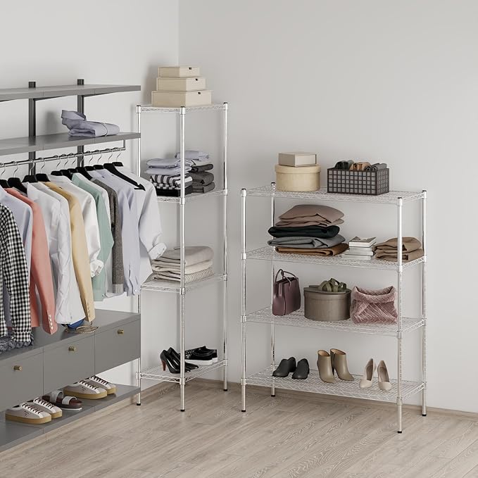Regal Altair 18" Deep x 42" Wide x 54" Height Wire Shelving Kit | 4-Tier | NSF - Image 7