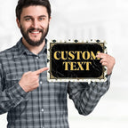 Custom Sign, Custom Street Sign, 11 Font Colors, 13 Font Styles, 4 Hole Options - Image 2