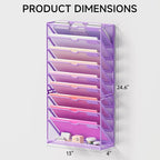 Lavatino Hanging Wall File Folders Organizer - Image 4