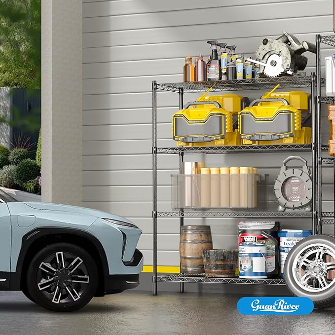 Guan River 4-Shelf Adjustable Metal Shelf Wire Shelving Unit Heavy Duty Storage - Image 2