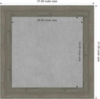 Amanti Art Grey Framed Magnetic Board 31x31 Medium Vision Board - Image 3