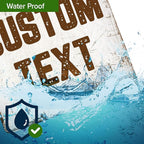 Custom Sign, Custom Street Sign, 11 Font Colors, 13 Font Styles, 4 Hole Options - Image 7