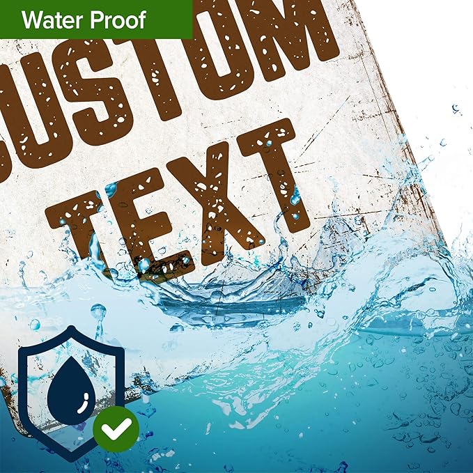Custom Sign, Custom Street Sign, 11 Font Colors, 13 Font Styles, 4 Hole Options - Image 7