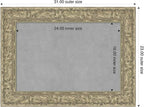 Amanti Art Silver Framed Magnetic Board 23x31 Medium Vision Board - Image 2
