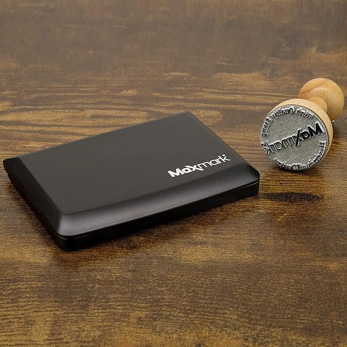 MaxMark Large Premium Sky Blue Ink Stamp Pad - Image 3