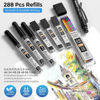 Nicpro 6PCS Weatherproof Mechanical Pencil Set, Sketching Drawing - Image 6