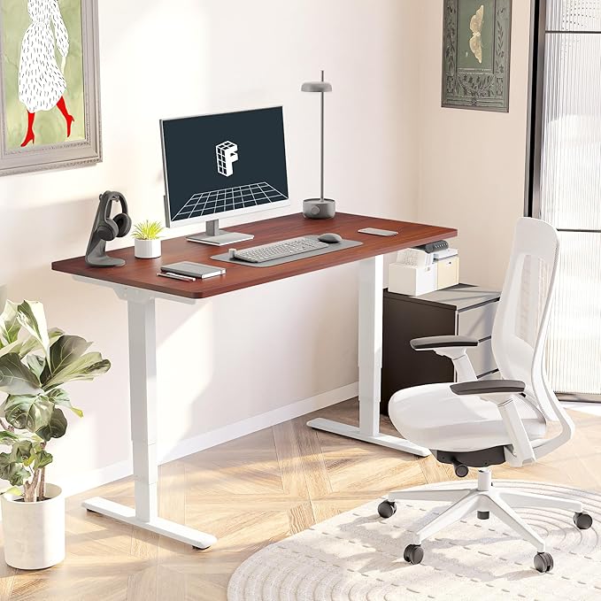 FLEXISPOT E6 3-Stage Dual Motor Electric Standing Desk 48 x 30 Sit Stand Up Desk - Image 2