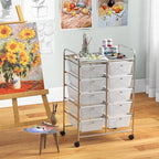 GLACER 10 Drawer Rolling Cart, Storage Cart - Image 8