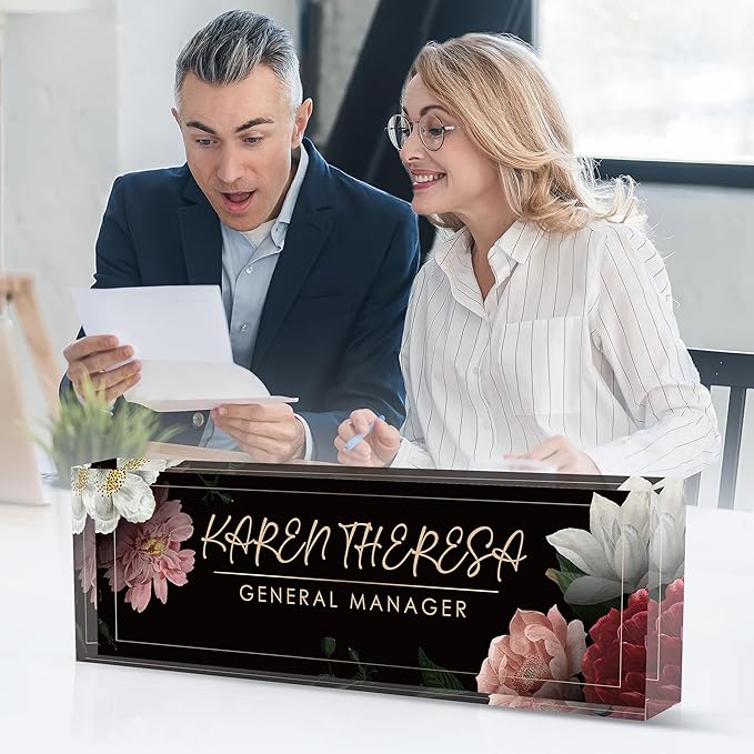 Custom Office Name Plate, Personalized Gifts - Image 5