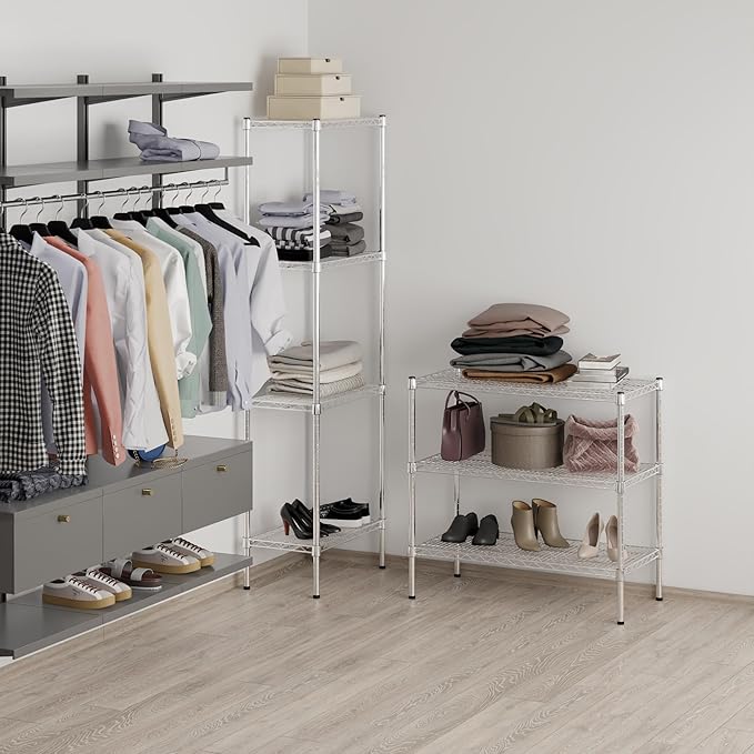 Regal Altair 18" Deep x 36" Wide x 34" Height Wire Shelving Kit | 3-Tier | NSF - Image 7