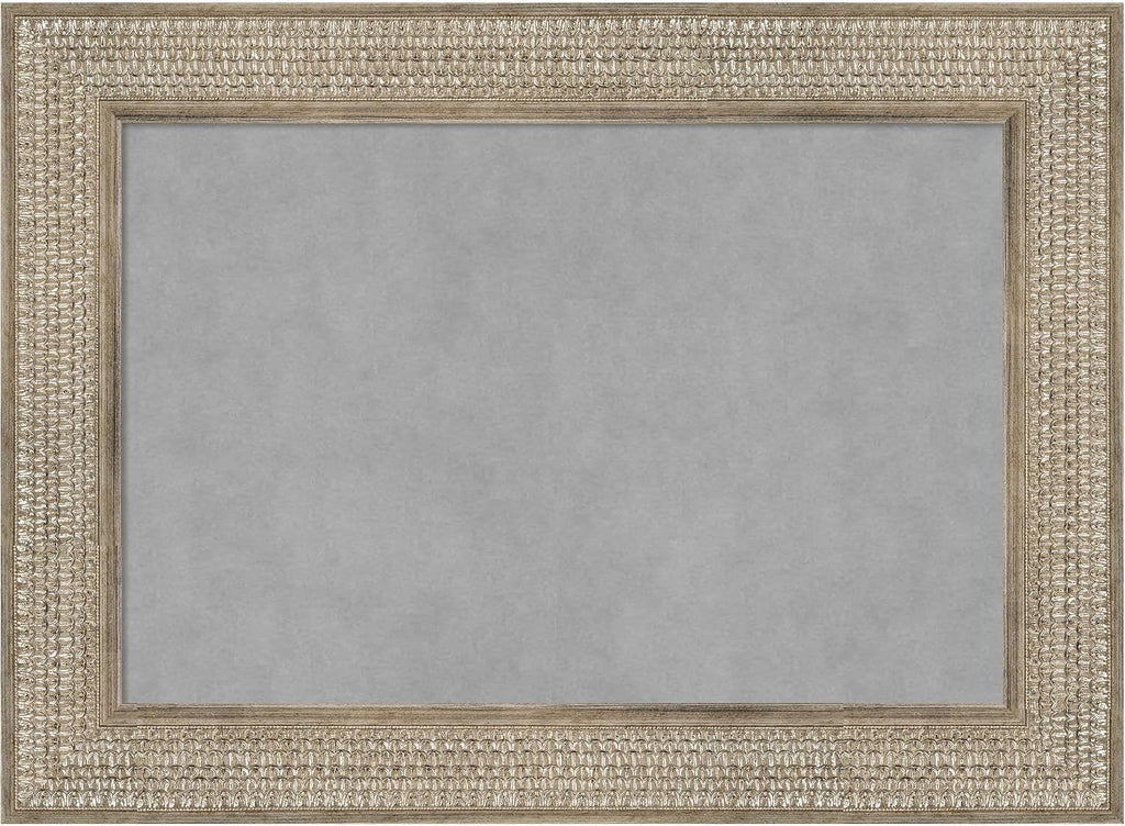 Amanti Art Silver Framed Magnetic Board 22x30 Medium Vision Board
