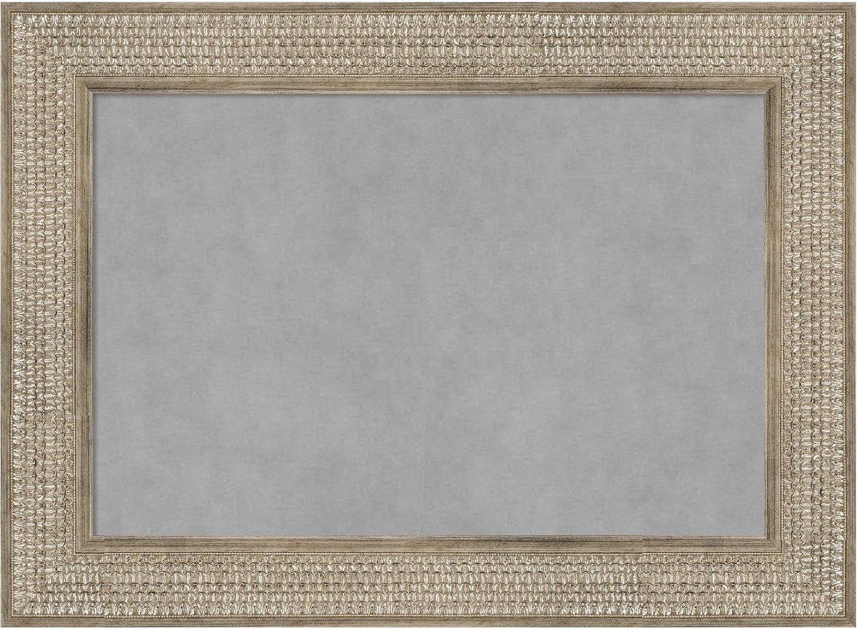 Amanti Art Silver Framed Magnetic Board 22x30 Medium Vision Board